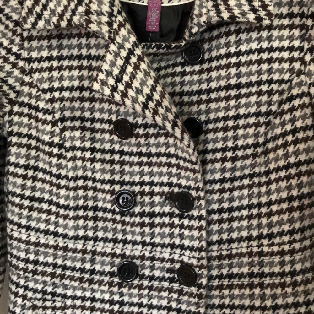 Epic Threads Houndstooth Peacoat - Picture 3 of 4